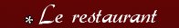 Restaurant Le Vieux Four